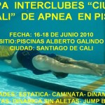 Campeonato Interclubes de Apnea en Piscina Colombia 2010