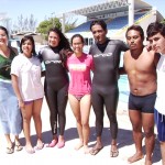 Representantes de FMAS (México) en el Mundial de Apnea CMAS Tenerife 2011