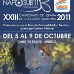 Campeonato de España de Fotografía Submarina NAFOSUB 2011 se realizará del 5 al 9 de octubre en Murcia