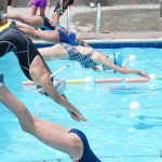 Festival Nacional Infantil Interclubes de Natación con Aletas. Medellín, Colombia