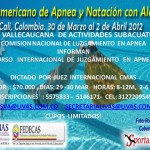 Cursos de Juzgamiento Internacional se realizarán en marco del Panamericano de Apnea y Natación con Aletas en Colombia