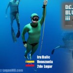 Iru Balic de Venezuela y Carol Schrappe de Brasil en el Podio del Deja Blue III Islas Cayman 2012