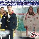 Grace Fernández y Relevo 4x200 masculino otorgan 2 medallas de plata para Colombia en el Campeonato Mundial Junior de Natación con Aletas 2012