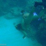 Apneista venezolana Irú Balic realizó clínica de apnea a jóvenes en Morrocoy