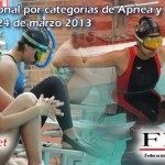 Realizado con éxito el Campeonato Nacional por categorías de Apnea y Nado con Aletas 2013 de México