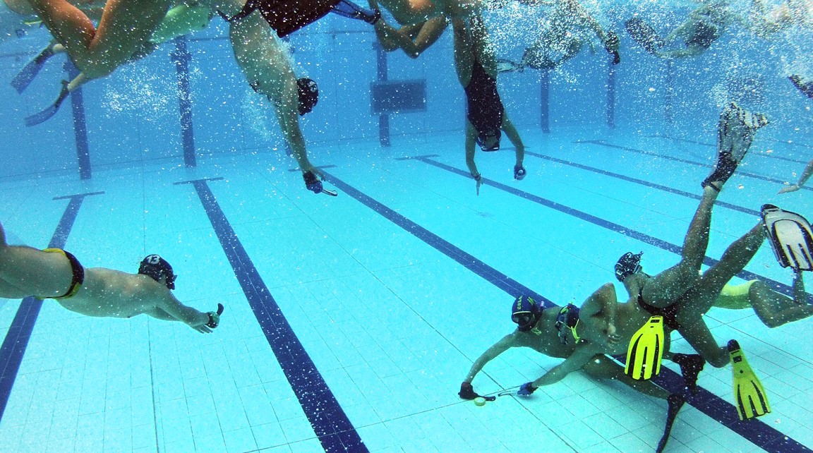 Hockey sub Hoquei sub Brasil Roquei / UWH Underwater Hockey Brazil