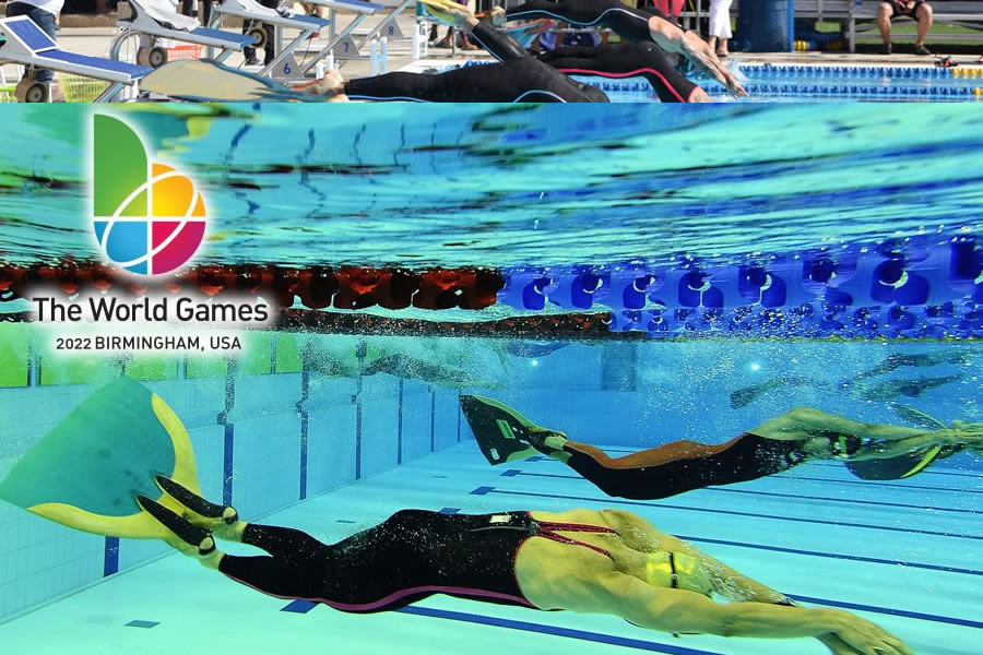 🇺🇸 Natación con Aletas en Juegos Mundiales World Games 2022